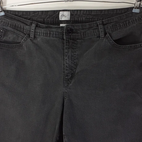 Just My Size Bootcut Curvy Faded Black Jeans Size 20W - Picture 5 of 16